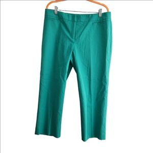 NWT Lafayette 148 New York Turquoise Cropped Ankle Pants